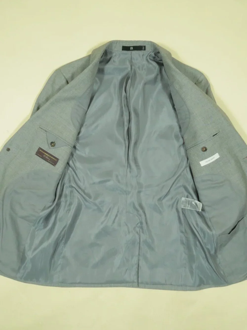 Banana Republic Rustico Wool Jacket Blazer Mens 38S Gray Tailored Slim Fit New